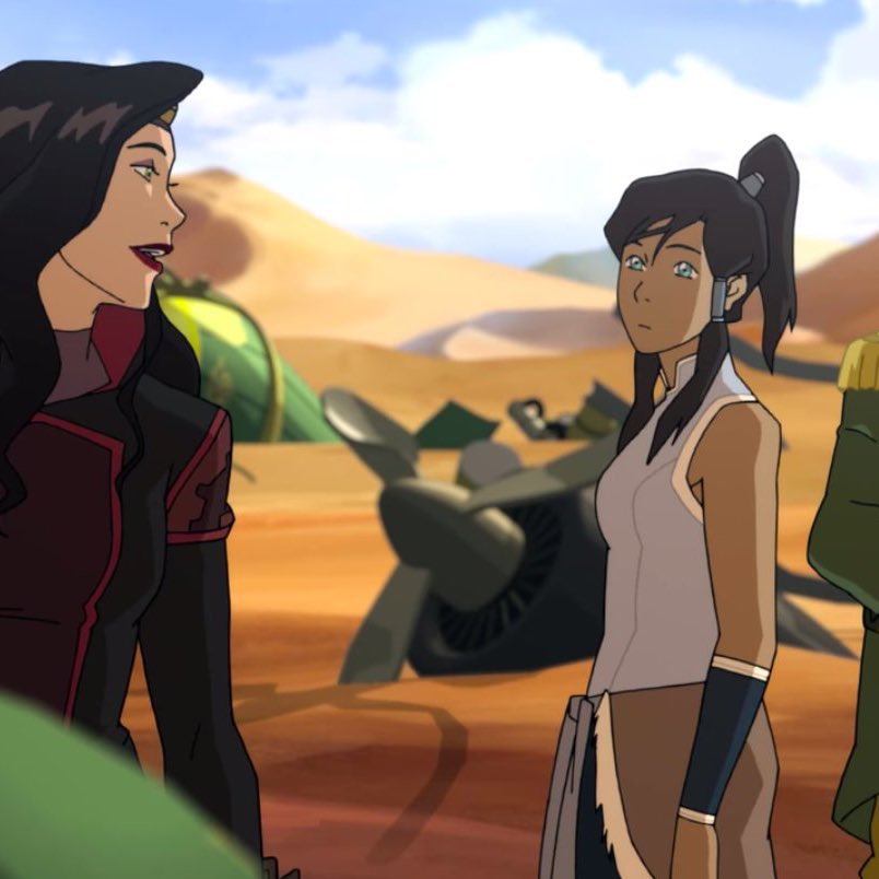 korrasami19's tweet photo. Korra admiring her brilliant girlfriend https://t.co/acJzGkq5Gq