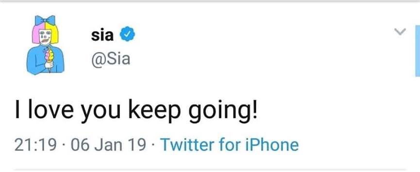 Sia's Chandelier tweet media