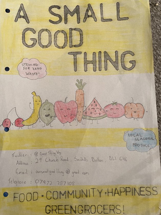 To get involved: design a poster to encourage others to shop local; visit and make a purchase from a local business (online or takeaway); post on social media encouraging others to shop local.