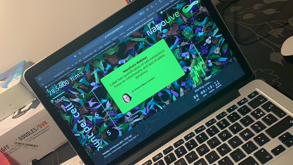 ECarminita's tweet photo. Waiting for the NanoLive Webinar ! I can’t wait ��🏻🤩 @NanoLiveLtd @CourtheouxT @FaF46 #microscopy #livecell #quantificationtools #nextstep https://t.co/SWhF5kVb7y