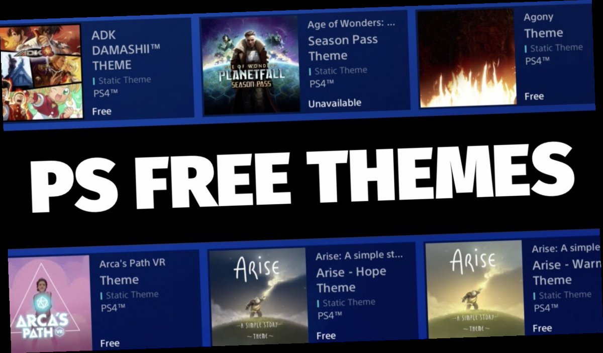 how to download ps4 themes from the / Twitter