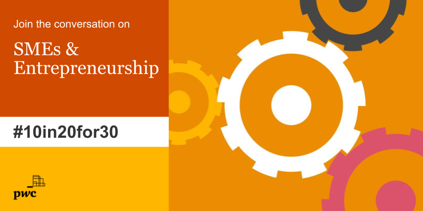 Entrepreneurship and #SMEs: Developing the small-business ecosystem in CEE. Latest insights here: pwc.com/c1/entrepreneu…  #10in20for30