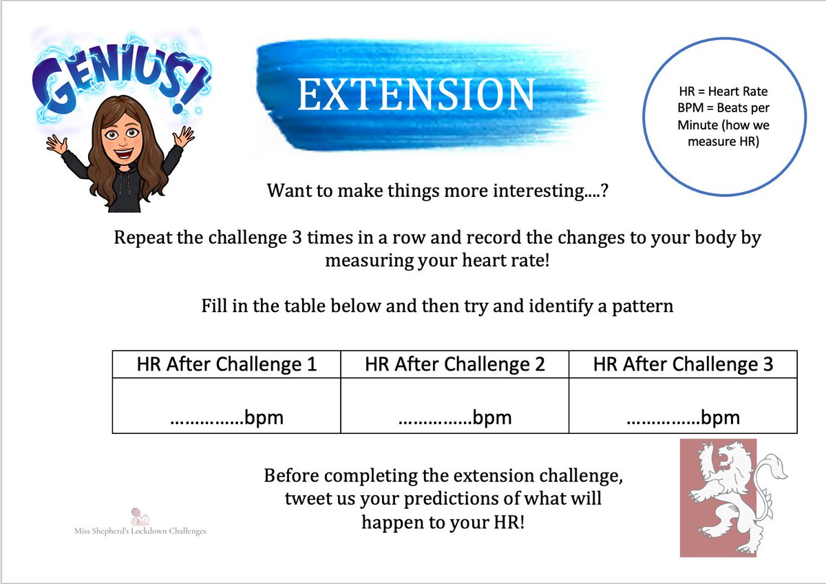 CromwellCCPE's tweet photo. Challenge 6. Flip a Coin Workout. Measure your Heart Rate for an extension task!🪙❤️ #ChallengeAccepted #HeadsOrTails @Cromwell_CC https://t.co/uXvuarywtD