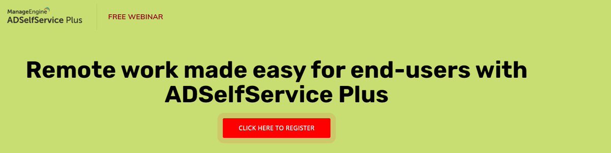 manageengine_it's tweet image. #ADSelfService Plus rende facile lo #smartworking 💡
Con #ManageEngine sarai in grado di comprendere trucchi e suggerimenti per un'ottima esperienza #selfservice delle #password per utenti remoti 🔥🔥
Scopri il webinar‼
okt.to/0cDgKh
@ManageEngine #Security