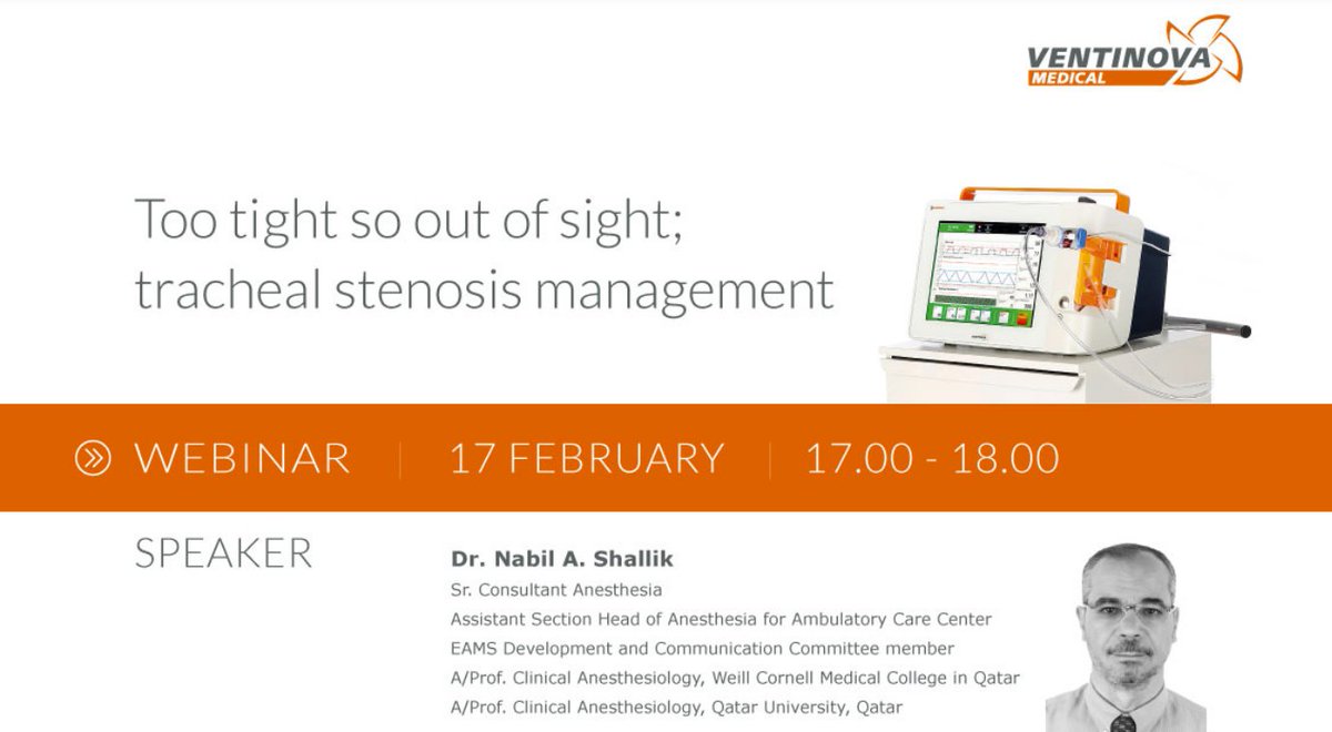 Our February FEATURE OF THE MONTH is <a href="/VentinovaMed/">Ventinova Medical</a>

Founded in 2013, with extensive medical experience, Ventinova Medical is a company that develops and markets innovative products for #airwaymanagement and patient #ventilation.
 
Email us to register for the #webinar on 17th Feb