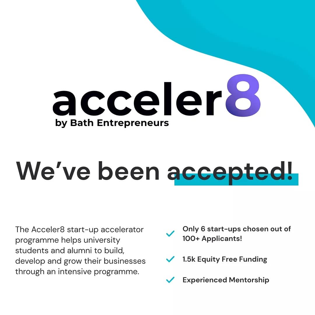 DekkedApp's tweet photo. 📣Big news!📣
We've been accepted into the Acceler8 programme for student entrepreneurs to build and develop our startup!

#dekkedteam #studentleaders #learning #edtech #dekked #acceler8 #Entrepreneurship https://t.co/fEDfaokRLV