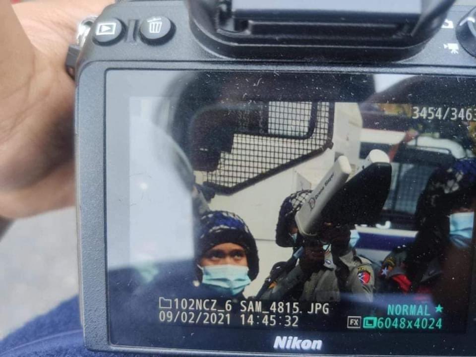 Jinais_kim's tweet photo. They even shot the drone!!!!
#WhatsHappeningInMyanmar 
#Feb9Coup https://t.co/PLaxzinwTv