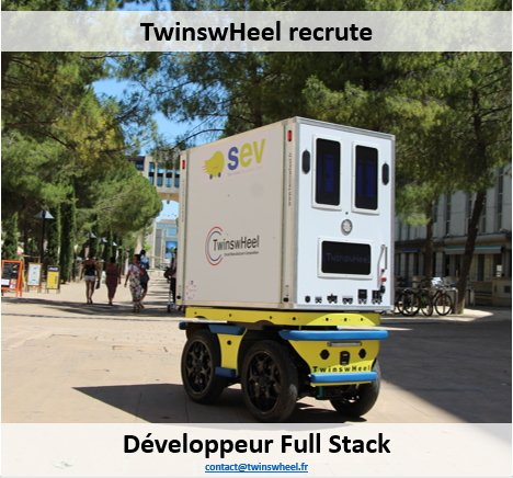 TwinswHeel (@twinswheel) on Twitter photo Nous sommes à la recherche d’un développeur full stack pour construire des applicatifs web pour nos droides de logistique. Poste en CDI à pourvoir tout de suite. N’hésitez pas à nous contacter : contact@twinswheel.fr Nous sommes à la recherche d’un développeur full stack pour construire des applicatifs web pour nos droides de logistique. Poste en CDI à pourvoir tout de suite. N’hésitez pas à nous contacter : contact@twinswheel.fr