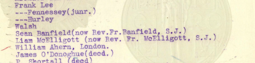Blog on #Irish Jesuits & the London IRA, 1921, with lots of help from Military Service Pensions Collection. @mspcblog @dfarchives jesuit.ie/blog/damien-bu…