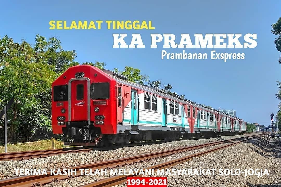 kotasolo_fp's tweet photo. Nduwe kenangan opo karo Prameks?
.
Sayonara Prameks
Tepat hari ini KA Prameks terakhir berdinas di lintas Jogja Solo dan akan hanya berdinas di lintas Yogya Kutoarjo. Selamat tinggal Prameks, makasih kenangannya walau udah tidak lagi bersamanya...

🔁 @Joschahahahaha https://t.co/YUdXZt61Fc