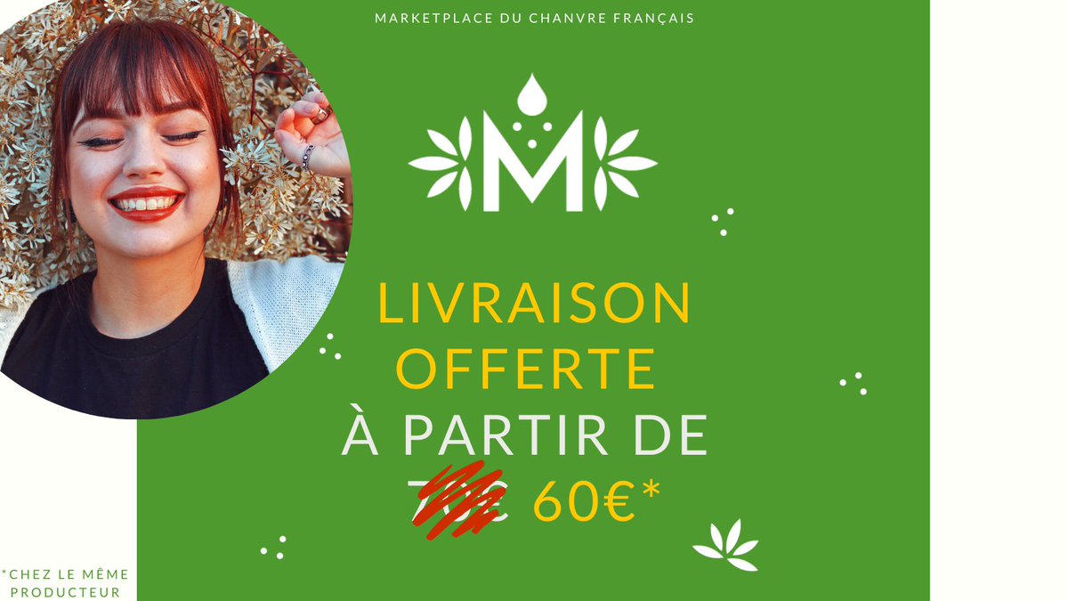 monchanvre_fr's tweet photo. https://t.co/1VmqZKJqCS, spécialiste #chanvre #alimentation #cosmétiques #bienetre, rend le chanvre #bio #français encore plus accessible en vous offrant la #livraison à partir de 60€ de commande. 
Soyez les premiers à en profiter !! 👍
#chanvre #cbd #bio #France https://t.co/97FuuImwnH