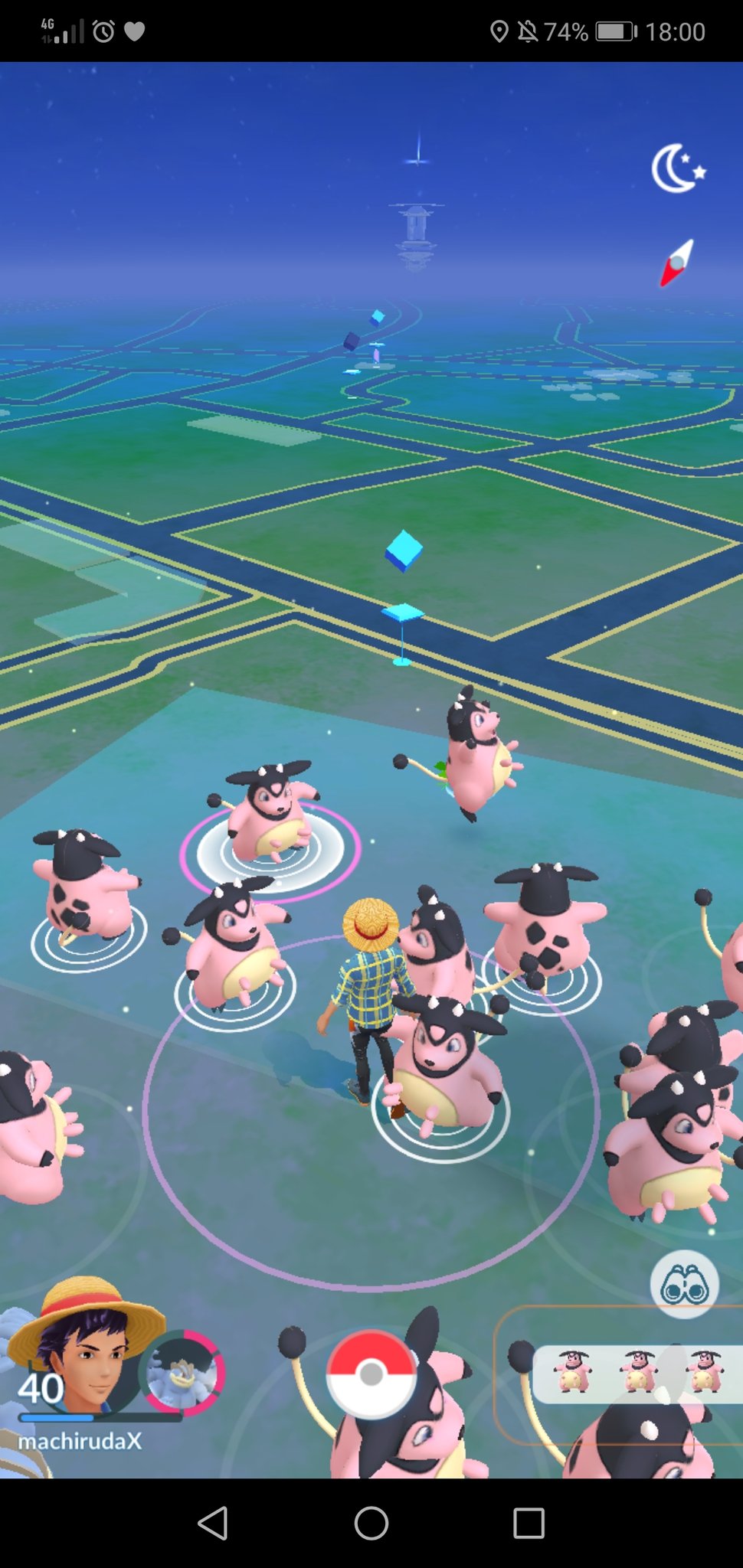 町ル田 ミルタンク牧場 そして色違いはちょっと気持ち悪い 笑 ポケモンgo T Co Q58fu8ejwy Twitter