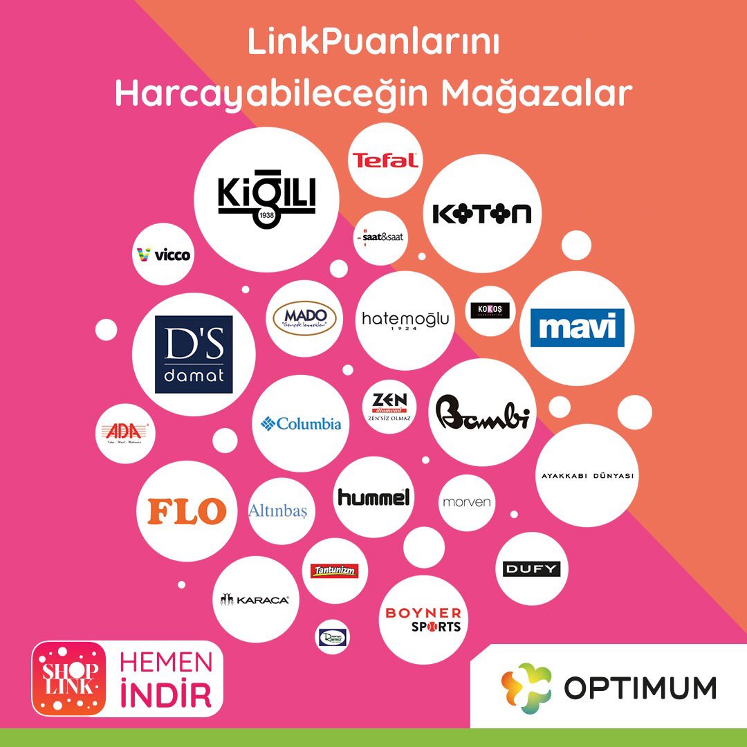 #ShopLink ile her alışverişinden #LinkPuan kazan, kazandıklarını anlaşmalı mağazalarda harca!👔👟👗
ShopLink’i indirip üye olmak için tıkla👉🏻 shoplink.com.tr
#adanaoptimum