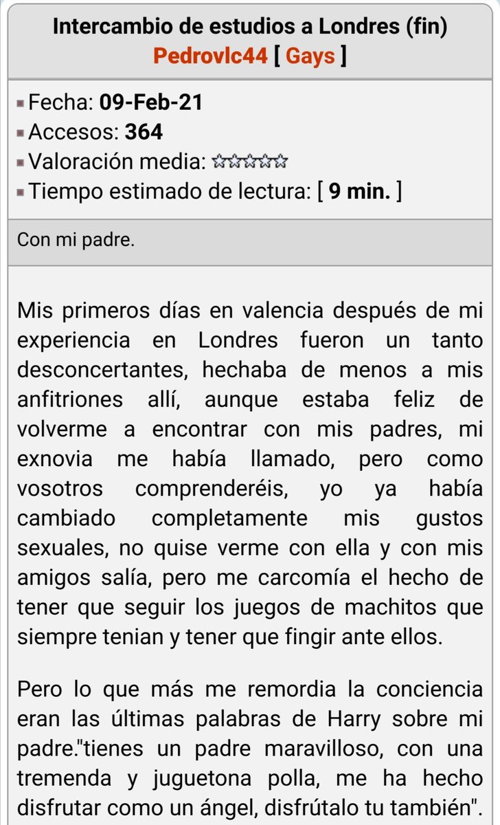 jeronimovlc44 on X: Podéis ver mi nuevo relato en t.coQQXrLM6Uf6.  Soy pedrovlc44 podéis comentarme en Instagram @vlcpedro2. Gracias.  t.coE