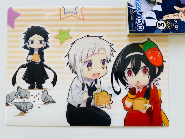 Pash 編集部 Auf Twitter Pash です 明日2月10日発売3月号特別付録クリアファイル 文豪ストレイドッグス わん 豆を楽しむ 敦 鏡花 芥川のイラストがクリアファイルになって登場 ポップで可愛らしいデザインです Bungosd 3月号の詳細はこちらをチェック