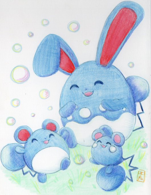 マリルリのtwitterイラスト検索結果 マリルリのtwitterイラスト検索結果
