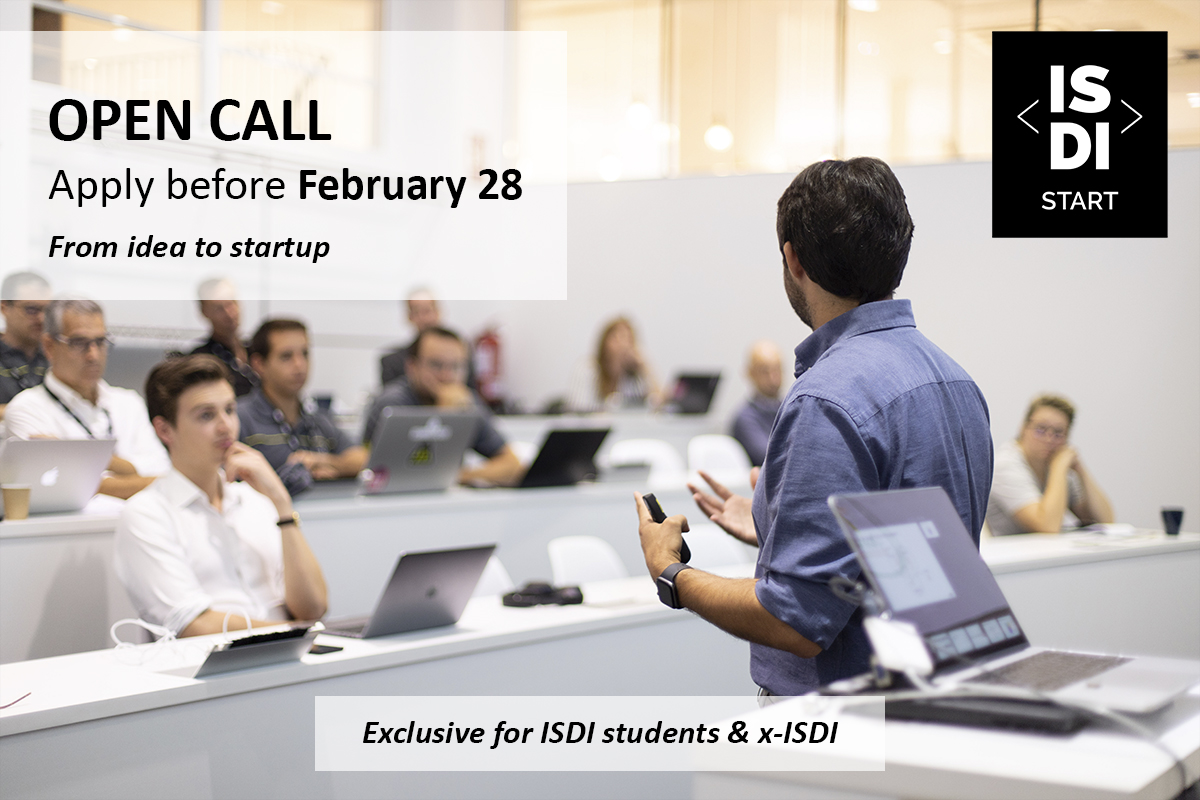 ISDIacc's tweet image. It&apos;s on! @ISDI_edu students and #xISDI, you can now apply to the #ISDIStart #opencall! Turn you idea into a market-ready product entering our incubation program! Apply before Feb 28. All the info here👉 accelerator.isdi.education/isdistart/