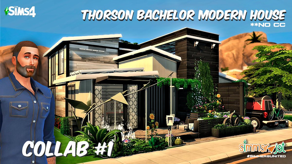 jethidalgo's tweet image. **NEW VIDEO** Ryan Thorson, the owner of this beautiful bachelor modern house is a passionate, strong and an independent young man. This house is the first of 8 houses as a collab for #UnitySimsProject ---&amp;gt; Watch the video here: youtu.be/D0w0SEYFnsI #ShowUsYourBuilds #TheSims4
