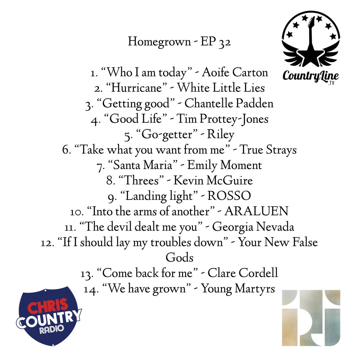 Tim Prottey-Jones (@timprotteyjones) on Twitter photo Lots of new artists on this weeks #homegrown show! Tune in to @chriscountry tomorrow night from 8pm to hear the likes of <a href="/aoifeecarton/">Aoife Carton</a>, <a href="/kevmcguiremusic/">Kevin McGuire</a>, <a href="/chantellepadden/">Chantelle Padden</a>, @GeorgiaMusicUk & so much more! #uk #country #radio Lots of new artists on this weeks #homegrown show! Tune in to @chriscountry tomorrow night from 8pm to hear the likes of <a href="/aoifeecarton/">Aoife Carton</a>, <a href="/kevmcguiremusic/">Kevin McGuire</a>, <a href="/chantellepadden/">Chantelle Padden</a>, @GeorgiaMusicUk & so much more! #uk #country #radio