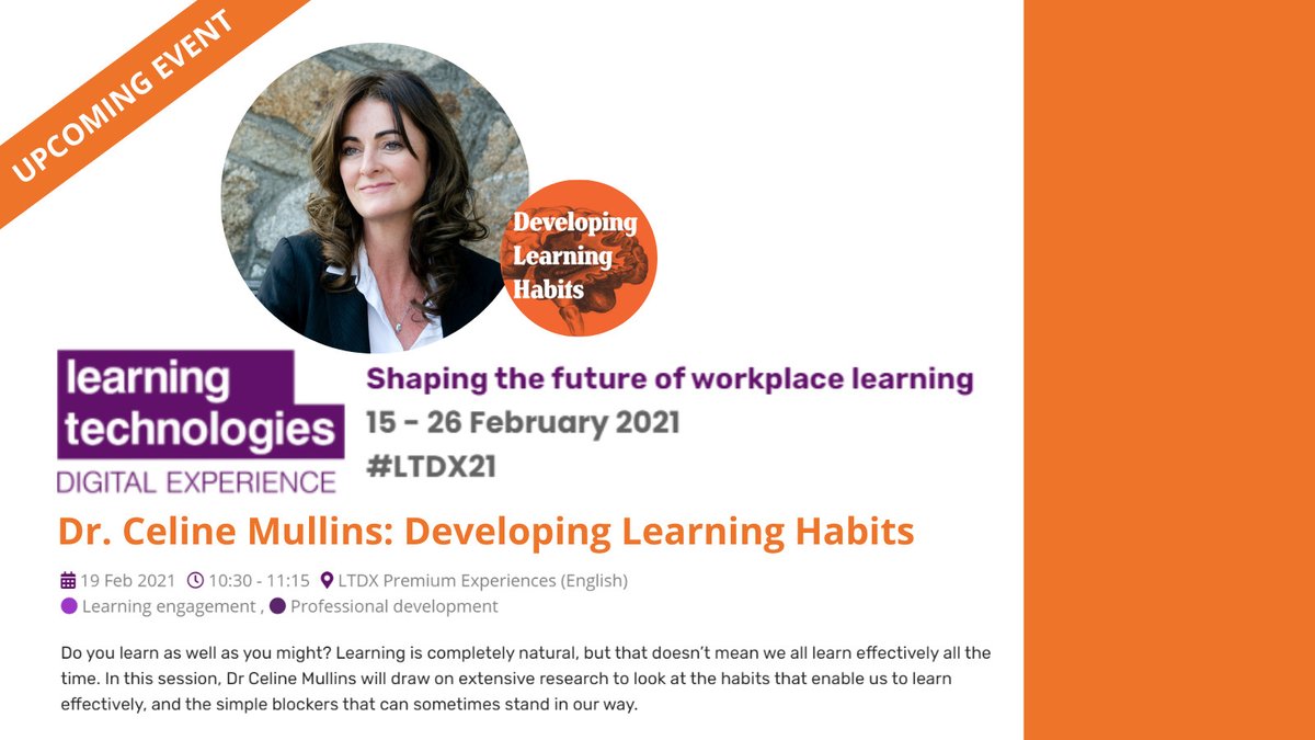 Who else is attending #LTDX21 this year? We are looking forward to what looks like an awesome line up of learning experts. 

#learninganddevelopment #virtualconference