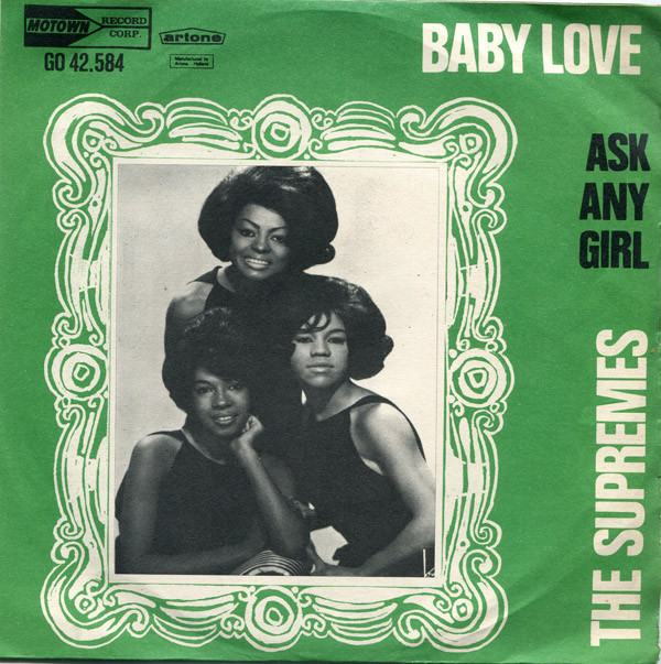 The Art of Album Covers .A Motown promo shot of The Supremes from 1963..Used by The Supremes on Baby Love, released on Motown, 1964..Mary Wilson - March 6th, 1944 – February 8th, 2021.  #RIP 