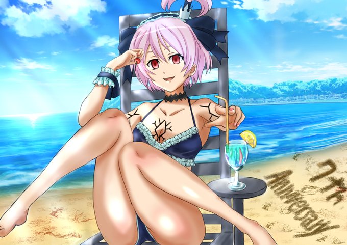 テイルズオブアスタリア7周年イラスト描きました～
なんやかんやで一番長くやってるアプリですね
今年は闇カノンノ水着実装お願いします!ってことで願掛けです。
 #アスタリア7周年お祝いイラスト #テイルズ #アスタリア 