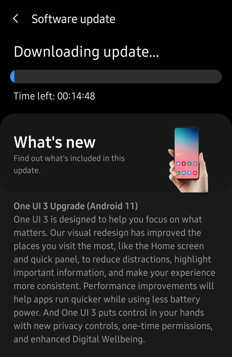 inspired_demon's tweet image. Really excited about the new One UI 3.0 + Android 11 update 🔥❤️❤️
@SamsungIndia @SamsungMobile @Samsung @Android @i_m_AbhinandanM

#samsunggalaxy #OneUI3update
#android11update #feelingexcited
#samsungupdate