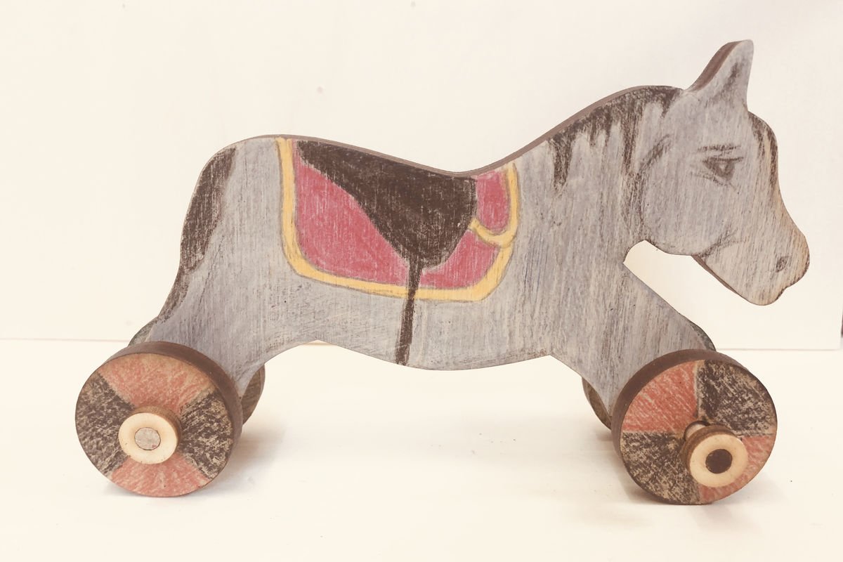 Animal figures have been made for centuries. The Egyptians, 2,500 years ago, made horses from wood, they were about 20cm high and had wheels.  Possibly the first hollow wooden toys were those sold to travelers in Troy 1,500 years ago. #woodentoys #educationaltoys #earlyyears