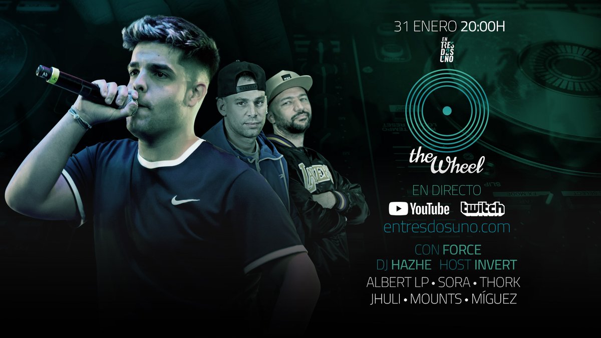 entresdosunocom's tweet photo. Ayer subimos a nuestra web los mejores momentos de cada uno de los participantes del pasado The Wheel. Todos y cada uno hicieron un papelón y no solo eso, dejaron alguna frase para el recuerdo. Gracias a todos por ser parte de esto, MCs, DJ, host e invitado.

¡Allá vamos! https://t.co/Aaa7jqKyey