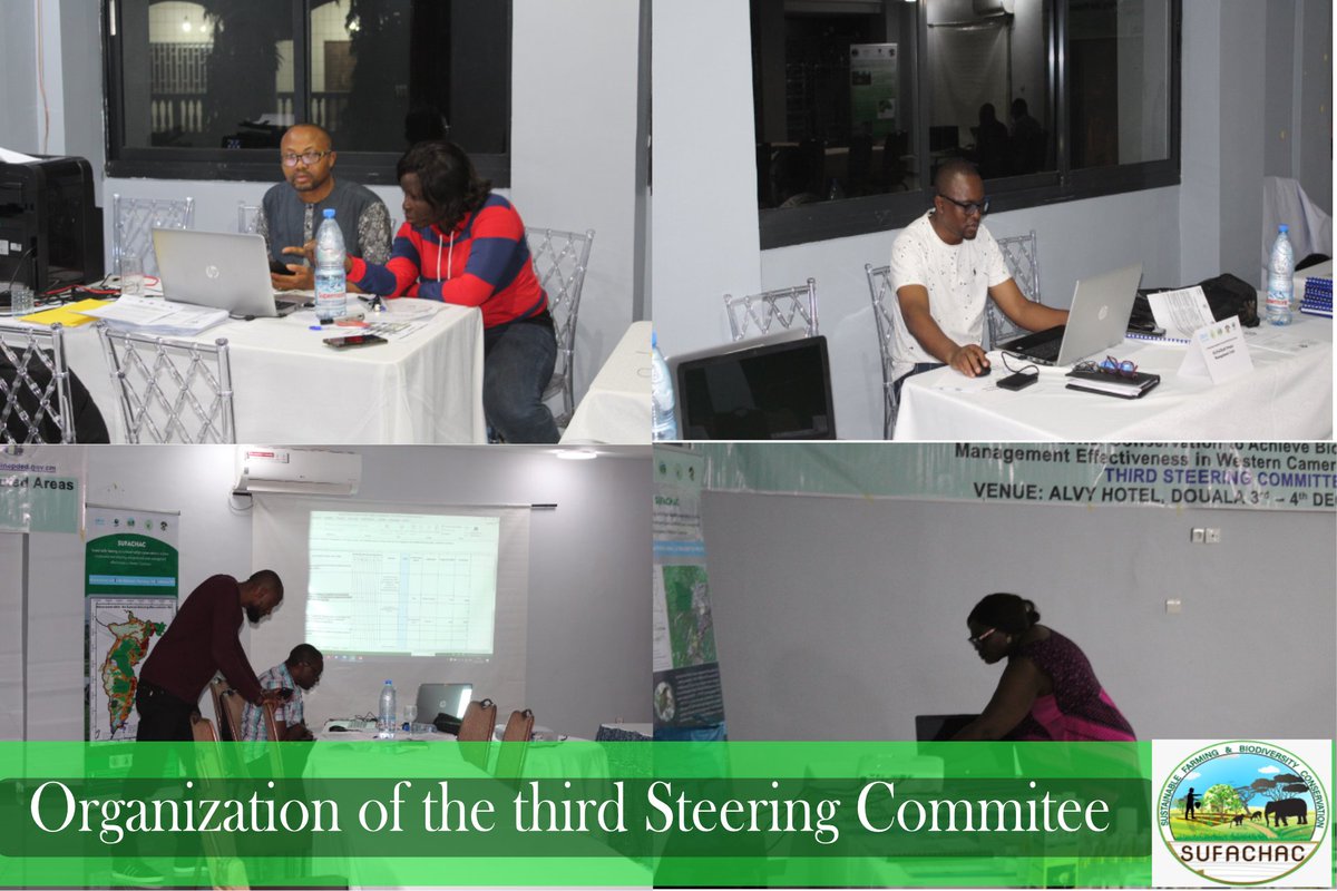 sufachac's tweet photo. Arrival of participants &amp; Final preparation  by the SUFACHAC PMU team

The SUFACHAC PMU team during its final preparation for the 3rd Steering committee

#SUFACHAC #BBML #PMUteam #3SteeringCommittee #MINEPDED #Biodiversity #UNEP https://t.co/zHNVPfTw94