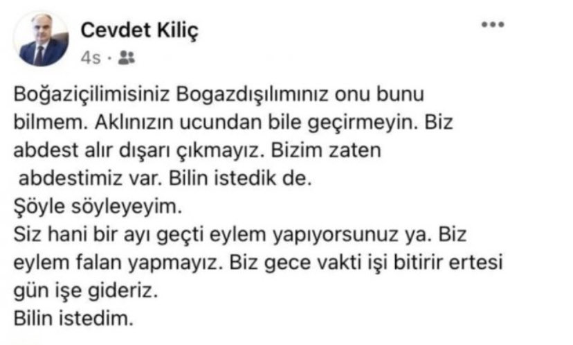 Edirne Gençlik Dayanışma Ağı (@edirneag) on Twitter photo Üniversitemizde öğrencileri tehdit eden dekan istemiyoruz! Trakya Üniversitesi İlahiyat Fakültesi Dekanı'nın yaptığı açıklamayı kınıyoruz! <a href="/Ktuogrday/">KTÜ Öğrenci Dayanışması</a> @boundayanisma <a href="/DirenAcibadem/">Acıbadem Dayanışması</a> <a href="/dtcfdayanismasi/">Dil-Tarih Dayanışması</a> <a href="/yudayanismasi/">Yalova Üniversitesi Dayanışması</a> <a href="/DayanismaAg/">Dayanışma Ağları</a> <a href="/Gelisimmeclis/">Gelişim Dayanışma Meclisi</a> Üniversitemizde öğrencileri tehdit eden dekan istemiyoruz! Trakya Üniversitesi İlahiyat Fakültesi Dekanı'nın yaptığı açıklamayı kınıyoruz! <a href="/Ktuogrday/">KTÜ Öğrenci Dayanışması</a> @boundayanisma <a href="/DirenAcibadem/">Acıbadem Dayanışması</a> <a href="/dtcfdayanismasi/">Dil-Tarih Dayanışması</a> <a href="/yudayanismasi/">Yalova Üniversitesi Dayanışması</a> <a href="/DayanismaAg/">Dayanışma Ağları</a> <a href="/Gelisimmeclis/">Gelişim Dayanışma Meclisi</a>