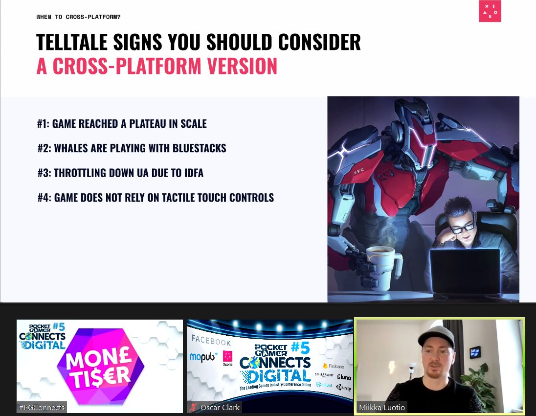 Athanateus's tweet photo. First up @mluotio @Xsolla opens up
@PGConnects #Monetiser track #pgcdigital5 talking about finding new audiences in other platforms (for your mobile game) https://t.co/stb1EaISUV