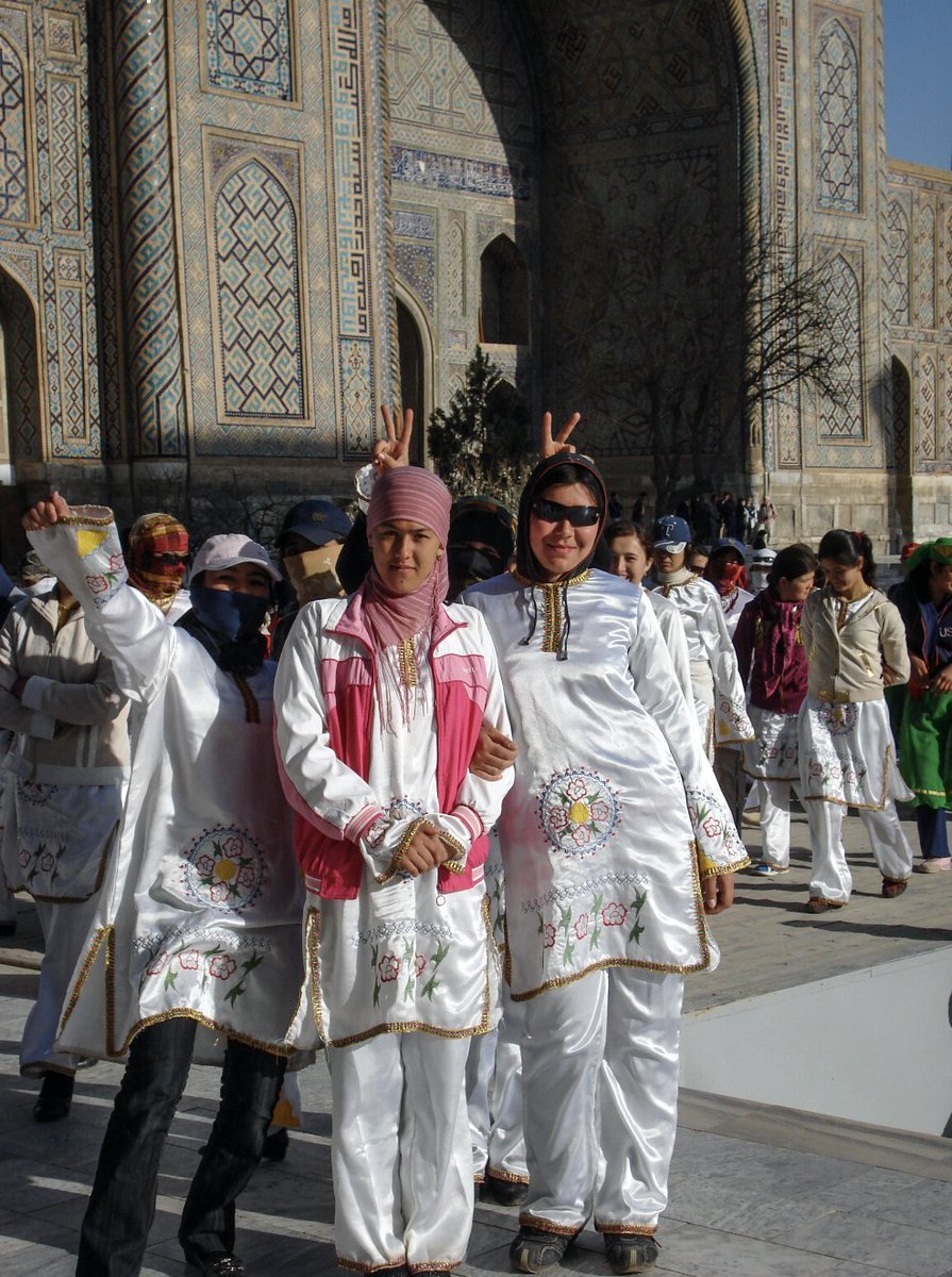 doinggeography's tweet photo. A5 via @TravelDudes #TTOT: Nowruz takes place around 12 March and is very important in Central Asia. In #Samarkand in 2008, it had the strong character of a staging of the national identity of #Uzbekistan. #photography by @doinggeography https://t.co/GOxJEBo4Q5
