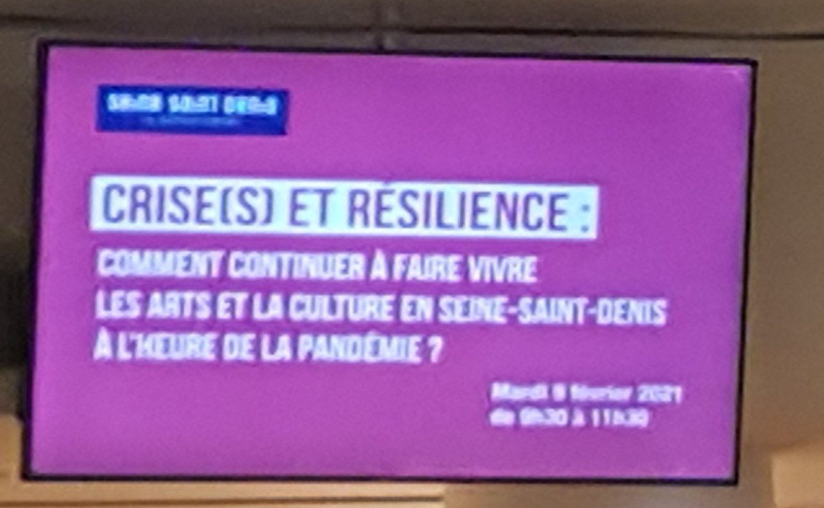 Meriem_Derkaoui's tweet photo. Belle rencontre @seinesaintdenis ce matin avec plus de 200 acteurs culturels du Département. Nous devons trouver les voies pour redéployer la relance de ce secteur si essentiel au quotidien. Dans le respect strict des conditions sanitaires et dans un esprit de responsabilité. https://t.co/p2VkBWb8CF
