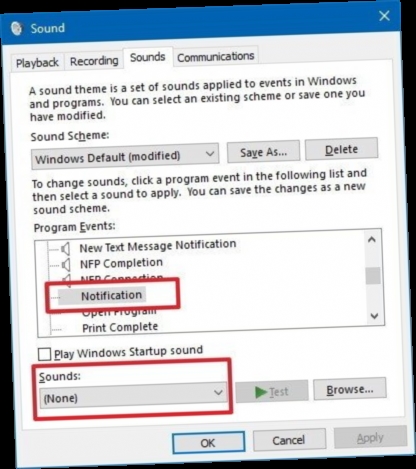 download notification sounds windows 10 / Twitter