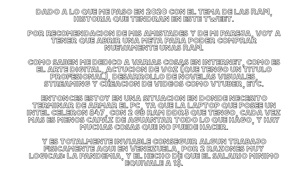 JinaLoba's tweet photo. Oficialmente, me he puesto esta meta para conseguir las memorias RAM.

En las imágenes esta toda la información, pero si tienen dudas, tienen mis MDs abiertos.

Contexto que creo esta situación: https://t.co/Uh4NlGUKg8
Formas de apoyar: https://t.co/08HdzSqufG

#vtuber #vstreamer https://t.co/b8Wu46xlLM