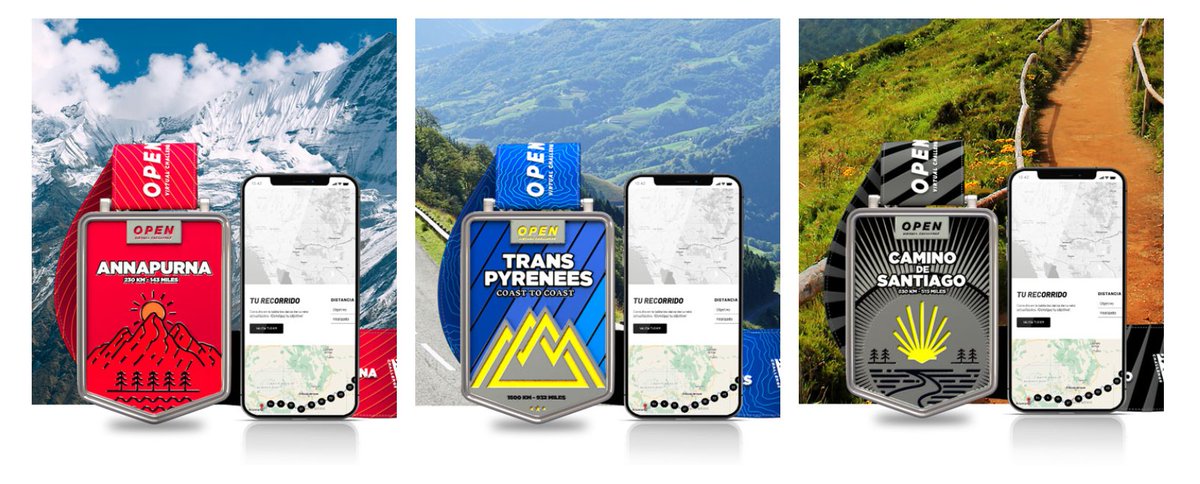racetick's tweet photo. 🏞️Elige tu ruta preferida y comprueba en tiempo real cómo avanzas sobre el mapa a través de tu avatar.

🏅Inscríbete ya, recibe tu Welcome Pack y suma kilómetros cada día para conseguir tu medalla finisher. ¡La recibirás en casa!

👉 https://t.co/dtDQM2uKMY https://t.co/7xc3QWsb5Y