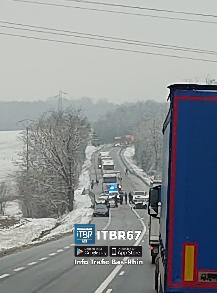 ITA6768's tweet photo. Accident | D1062, entre #NiederbronnLesBains et #Gundershoffen. Secours sur place, circulation alternée. Bouchons, prudence. @sdis67 @Gendarmerie_67 https://t.co/aNnlwNj3aS