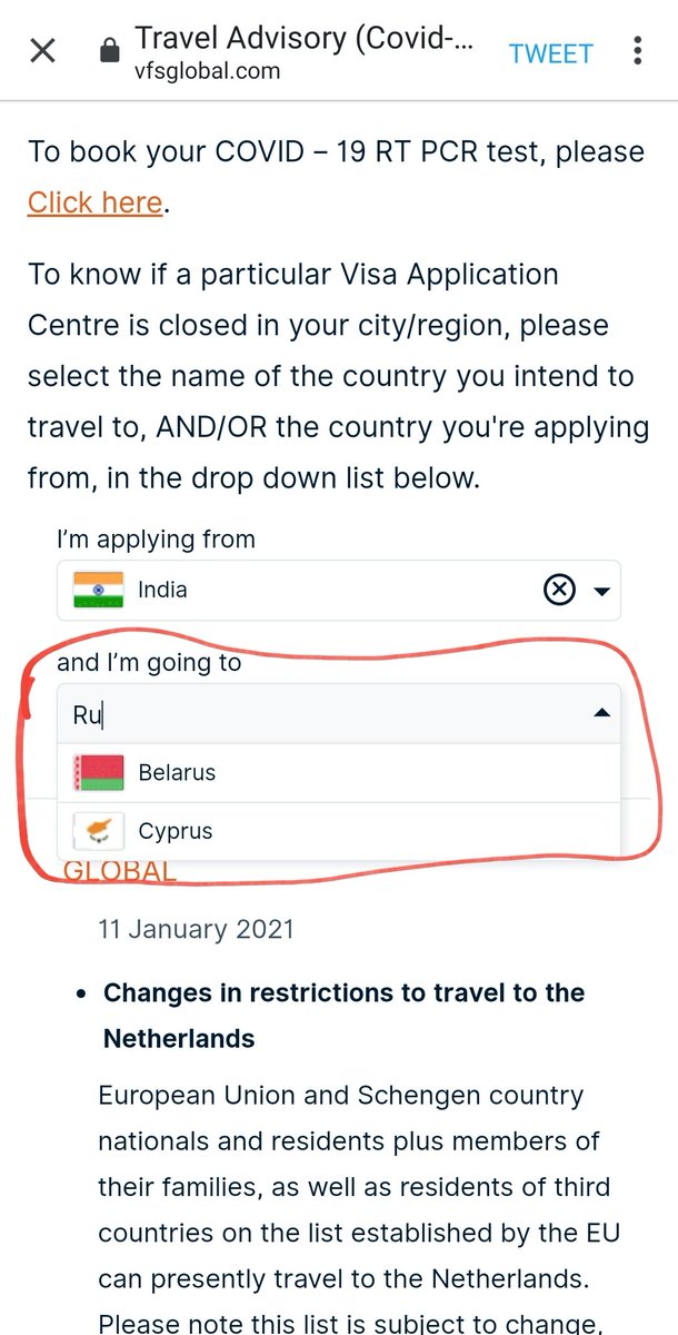 offbeat_msk's tweet photo. @vfsglobalcare Thank you for sharing the link.
Please find the attached screenshot where Russia is not being shown under the drop down.

Thanks and Regards
Mousumi Saha https://t.co/epqe78xx0t