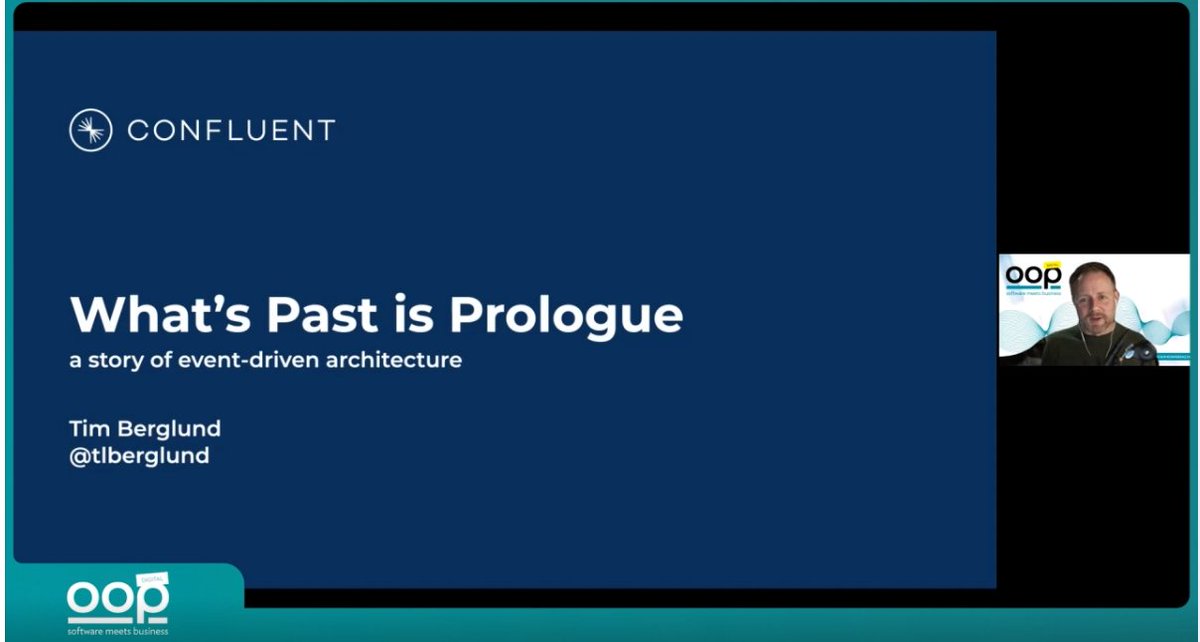 bibber0612's tweet image. @tlberglund @oop_conference #OOPdigital  #OOP2021 Whats Past is Prologue Keynote OOP 2021