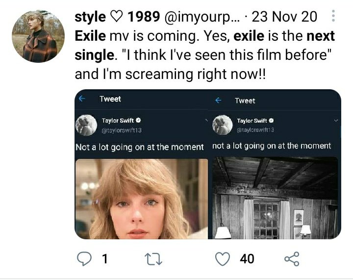 "Exile is the next single" "august is the single"