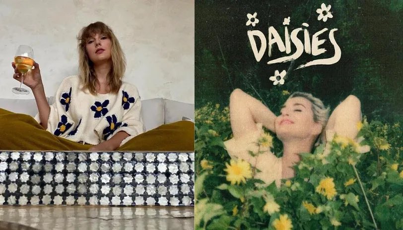 Clowning multiple time about a collab with Katy Perry on smile and daisies