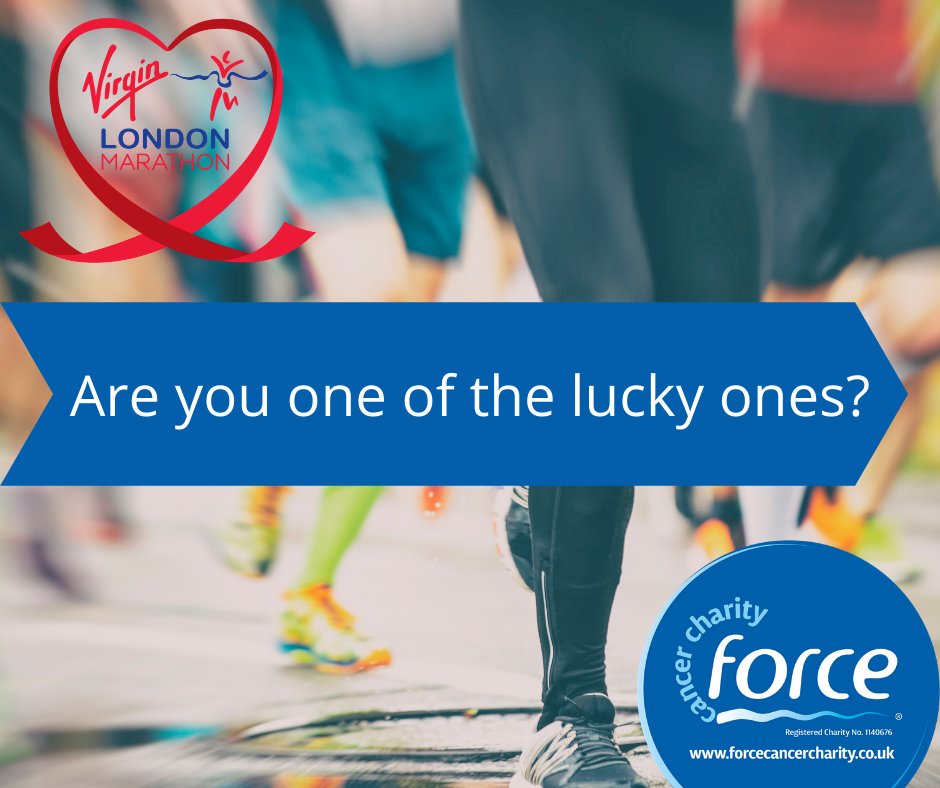 forcecancer's tweet image. Ballot results for this year’s @LondonMarathon are out.
Will you be one of the lucky ones chosen to run the iconic route? Will you be running it virtually? We’d love to hear from you if you're interested in running for Team @forcecancer #SupportFORCE #supportLOCAL #KeepItLocal