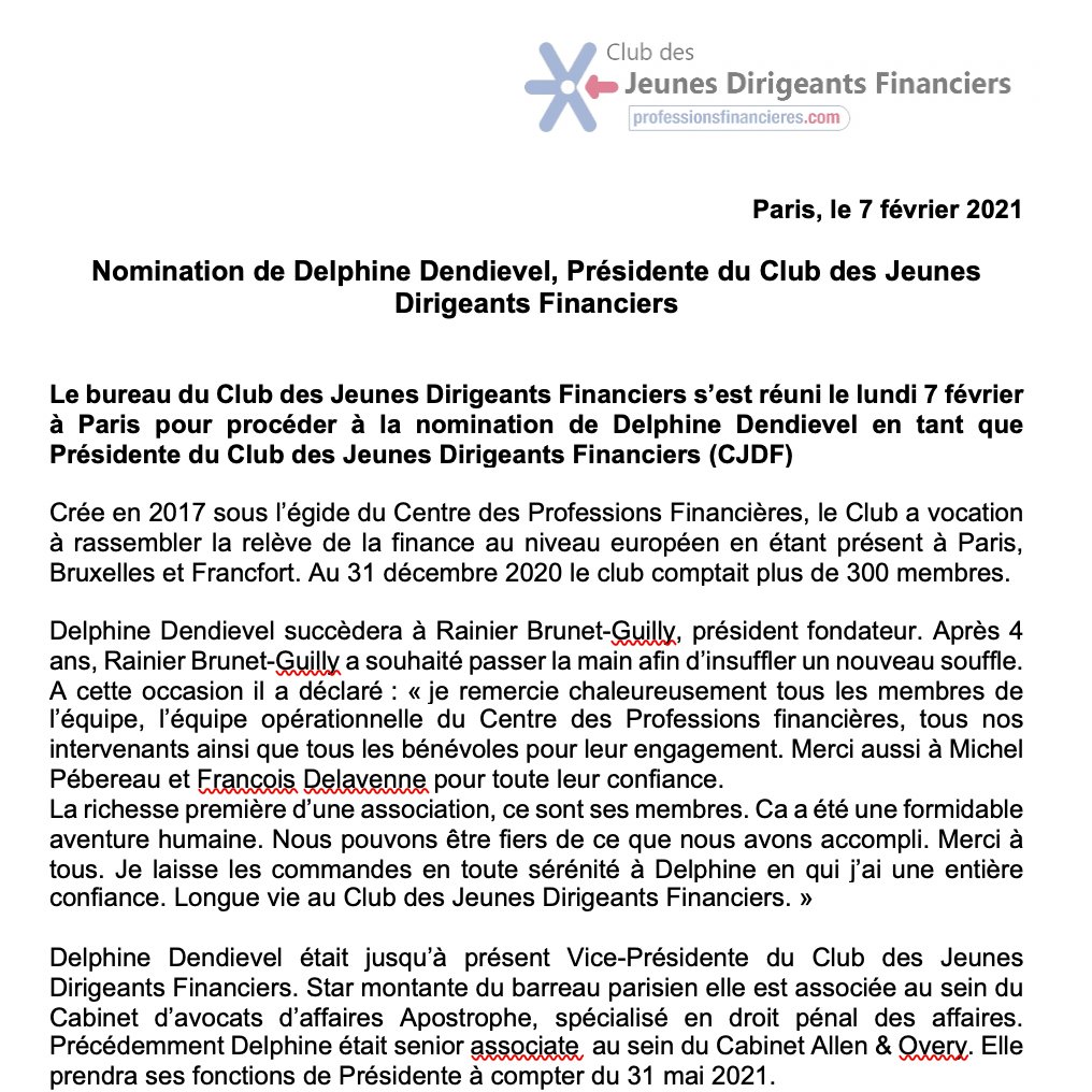 💥 Annonce : changement de gouvernance à la tête du <a href="/ClubJeunesDirig/">ClubJeunesDirigeants</a> 🚀💥