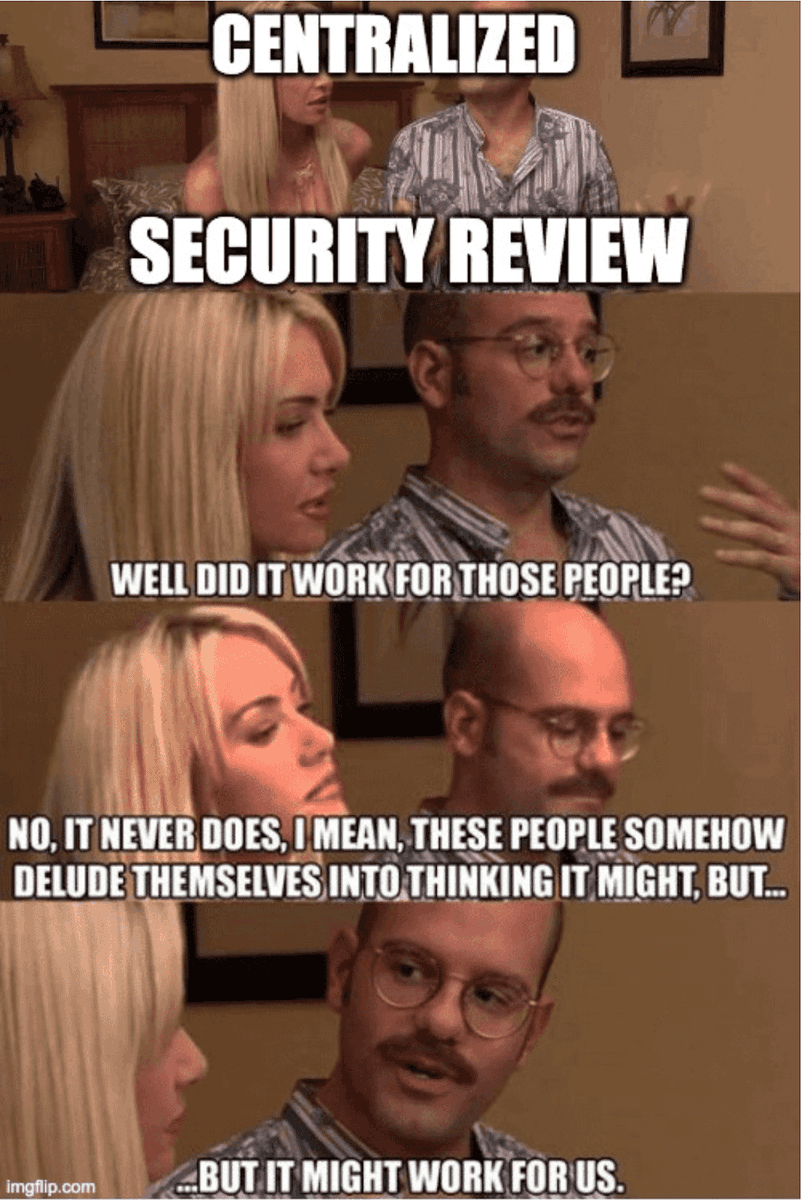  Where they're headed1. Converting mitigations created by threat models into re-usable secure defaults. Never threat model the same thing twice.2. Using SAST tools like Semgrep to reduce the cognitive overhead of code reviews and increase the odds a bug will be detected.