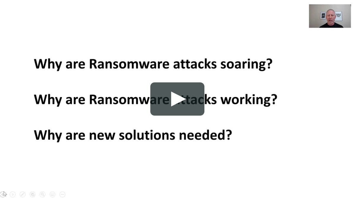 PreventionCoach's tweet photo. Why are #ransomware attacks soaring? Because they are working! It is estimated that by 2021 the predicted ransomware damages will be $20 billion. So, what new solutions do we need to solve these attacks? Find out more at https://t.co/HRlQuue2tr
#cyberattacks #FirstPreventers https://t.co/fAobuAfp1q