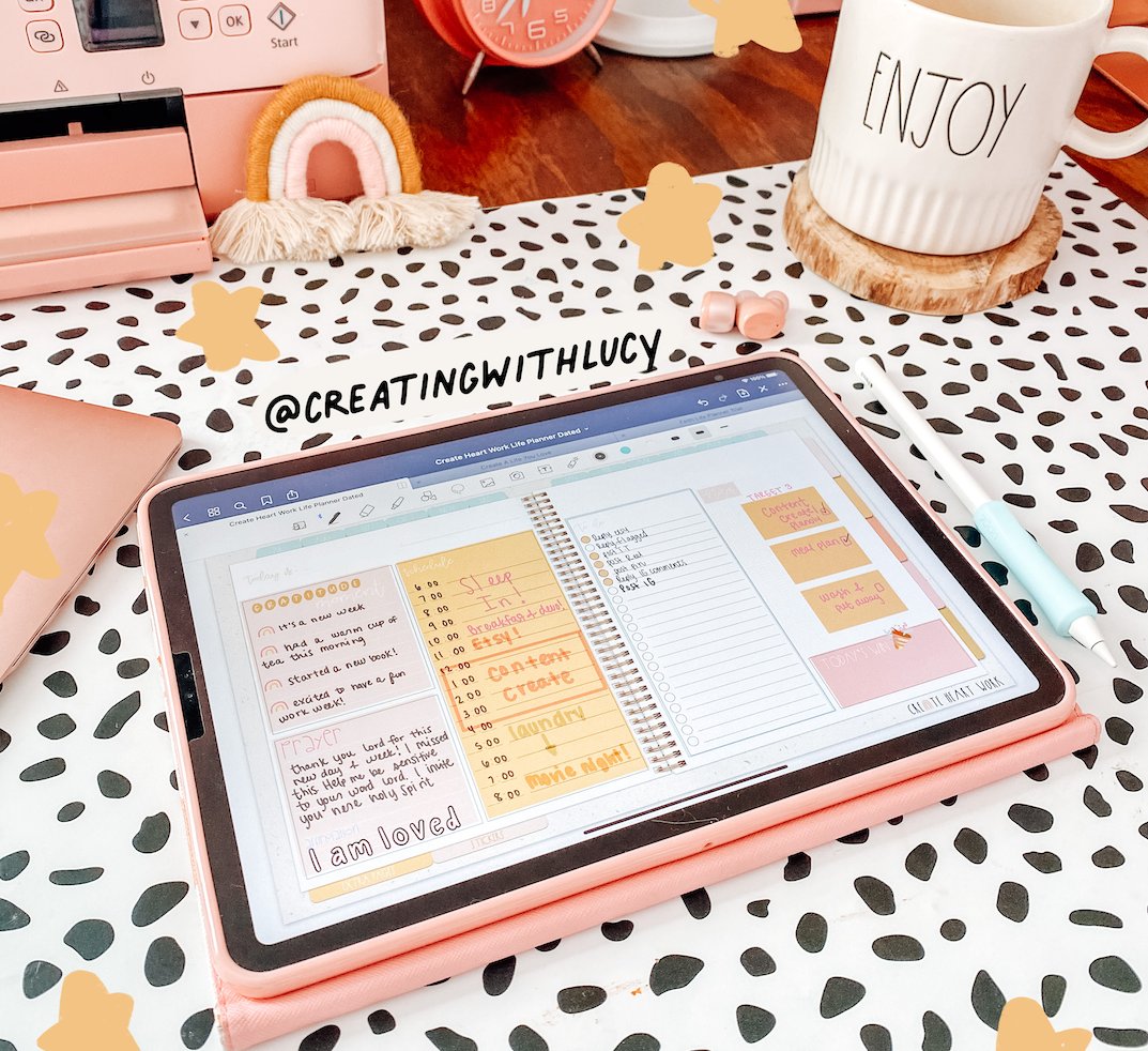 paperlike's tweet image. QOTD: What note-taking app do you use with your Digital Planner?

@creatingwithlucy will give you motivation for digital planning ✨check out her @Etsy shop for some amazing digital planner options! 

instagram.com/creatingwithlu…

#goodnotesapp #notabilityapp