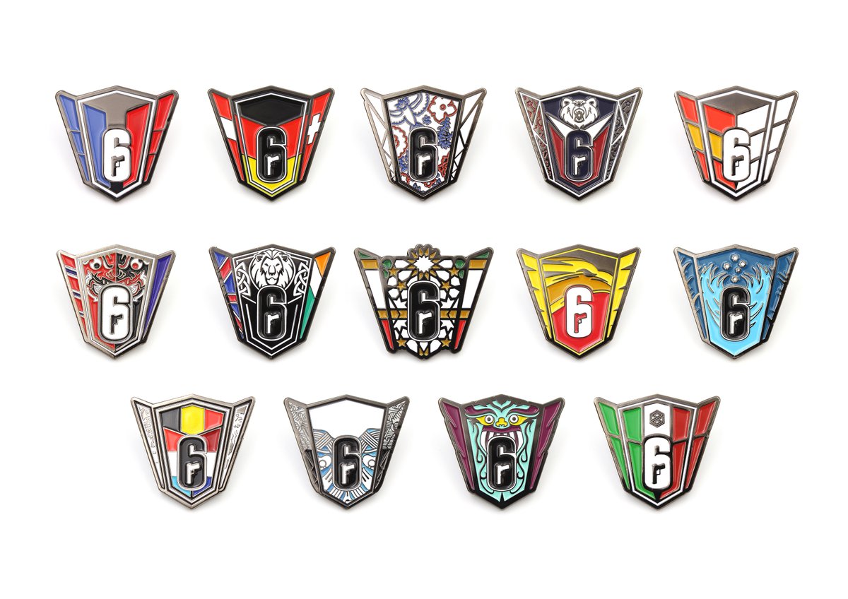 thekoyostore's tweet photo. 🚨Introducing 🚨... @R6esports / @Rainbow6Game National Pins!

Show your allegiance &amp; wear your nation as a badge of honour. 🔥

🛒... https://t.co/kRbvt8sUIs
 
#RainbowSixSiege #SixCollection #TheKoyoStore https://t.co/VkbbOzqWzA