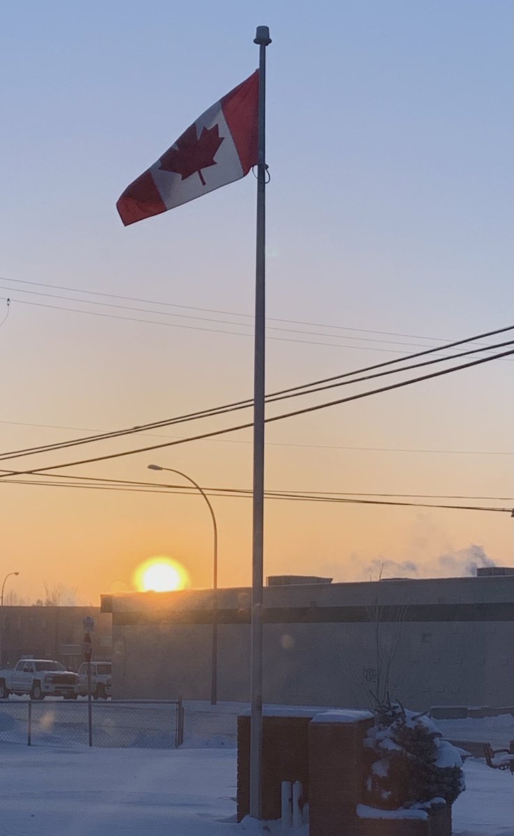 Sunrise at -35 from my office. #sd60