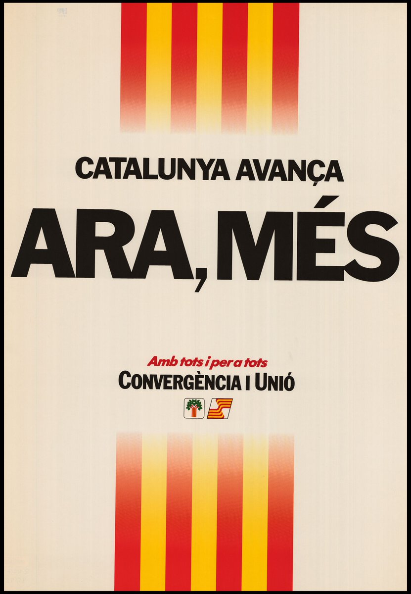 1992: CiU demana als catalans que renovin la seva confiança. Podem fer MÉS si ens dónes confiança. Després de tres legislatures al govern es tracta d'engrescar amb tot el que encara es pot fer en comptes de ser percebuts com a continuïtat grisa.